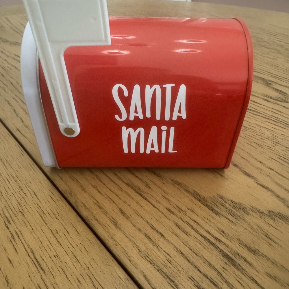 Red Santa Mailbox